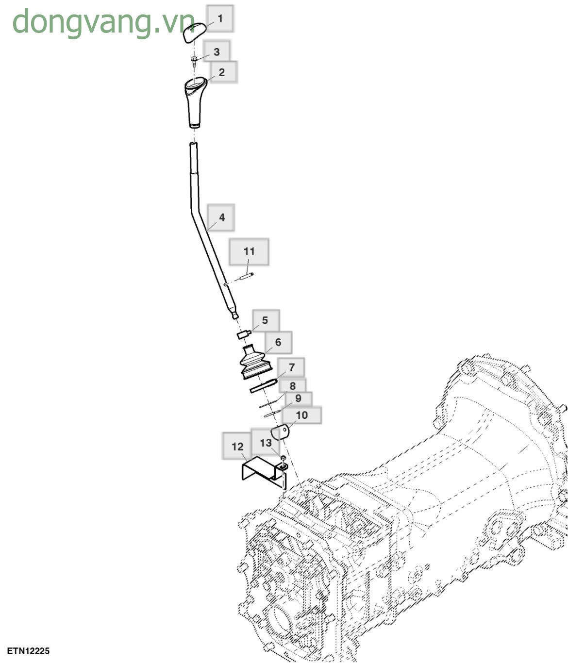 Range Shift Lever - ST540521